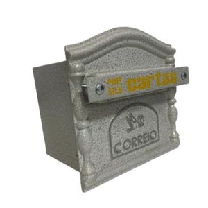 Caixa Correio Decora Gradil Eco Branco Pint Art