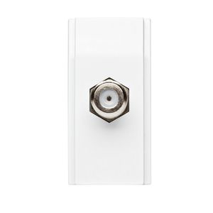 Módulo Duale Tomada Cabo Coaxial Terminal Soprano