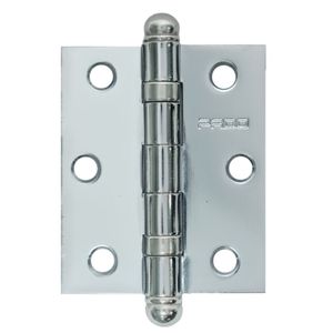 Dobradiça Em Aço Sm 3525 3x2.1/2 Com Anel Cromado Pado
