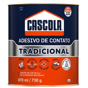 Cola De Contato Tradicional Sem Toluol Cascola 730g Henkel