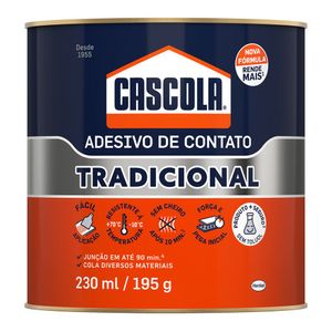 Cola De Contato Tradicional Sem Toluol Cascola 195g Henkel
