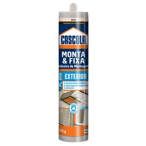 Adesivo De Montagem Cascola Pl600 Externo Bege 375g Henkel