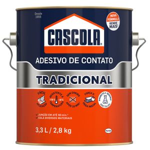 Cola De Contato Tradicional Sem Toluol Cascola 2,8kg Henkel