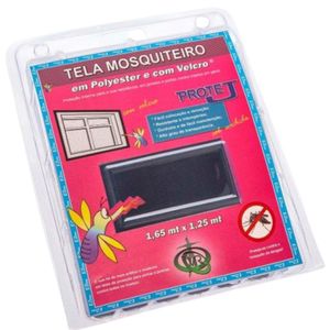 Tela Mosquiteiro 1.25x1.65 Cinza Victoria Reggia