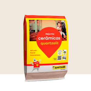 Rejunte Flexível 5kg Palha Quartzolit