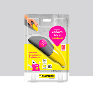 Rejunte Renova Fácil Cinza Platina 120ml Quartzolit