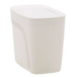 Lixeira Plástica Compact Basculante Branco 6.5l Tramontina