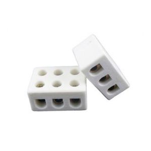 Conector Porcelana Médio 3polos 10mm Interneed