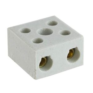 Conector Porcelana Médio 2 Polos 10mm Interneed