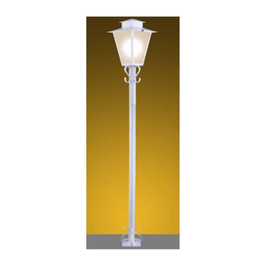 Poste Aço Fosfatizado P-3 Branca E27 1 Lampada Ideal