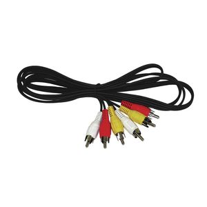 Cabo Catv Rca 3+3 Plug (Amarelo / Vermelho / Branco) 1.40m Interneed