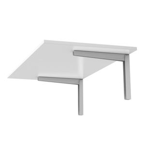 Mesa Dobrável 90x45cm Branco Ordenare