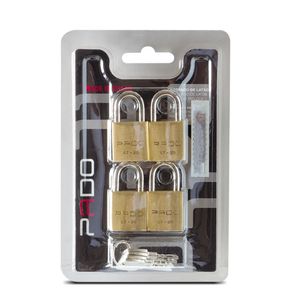 Cadeado Sm E-20mm C/4 Unidade Pado