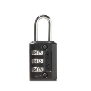 Cadeado Sm Zamac Segredo 25mm Preto Pado