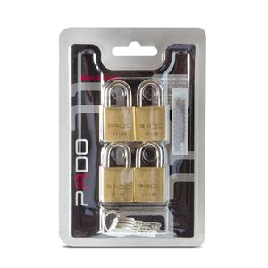 Cadeado Sm E-25mm C/4 Unidades Pado