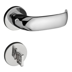 Fechadura Banheiro Contemporânea Roseta 500-90b Cromado Pado