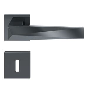 Fechadura Interna Ascot Rq2 001-55p Grafite Polido Pado