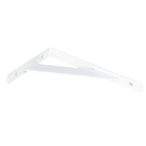 Mão Francesa Leve 17cm Aço Branco Ordenare