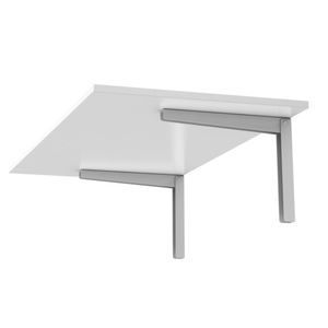 Mesa Dobrável 60x35cm Branco Ordenare