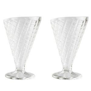 Taça Para Sobremesa Sundae Alaska 300ml 02 Peças Fratelli