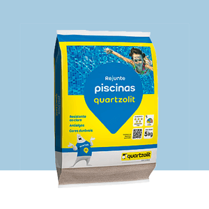 Rejunte Piscinas Azul Celeste 5kg Quartzolit