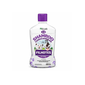 Shampoo E Condicionador Filhotes 2 Em 1 500ml Kelldrin