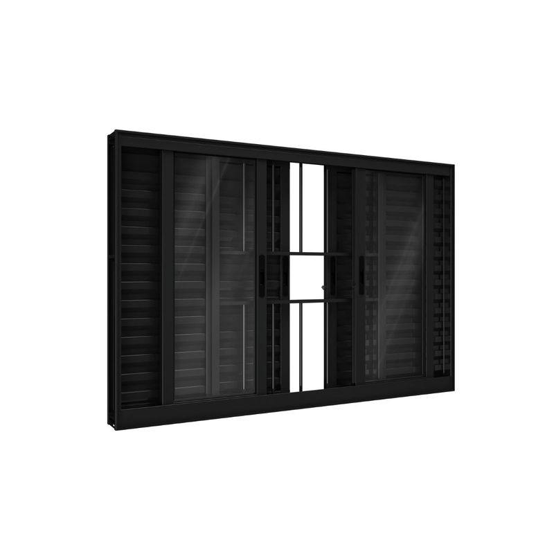 Veneziana_Alumnio_Correr_Central_4_Folhas_Movel_2_Folhas_Fixas_Com_Grade_100x150_Preta_Ullian_103610201jpg