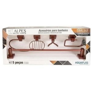 Kit Acessorios Alpes 5 Peças Cobre Aquaplás