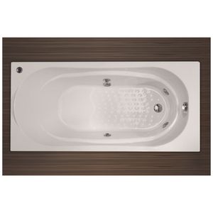Banheira Ancona Básica Cril 1.70x0.80 Com Hidro Branca Aquaplás