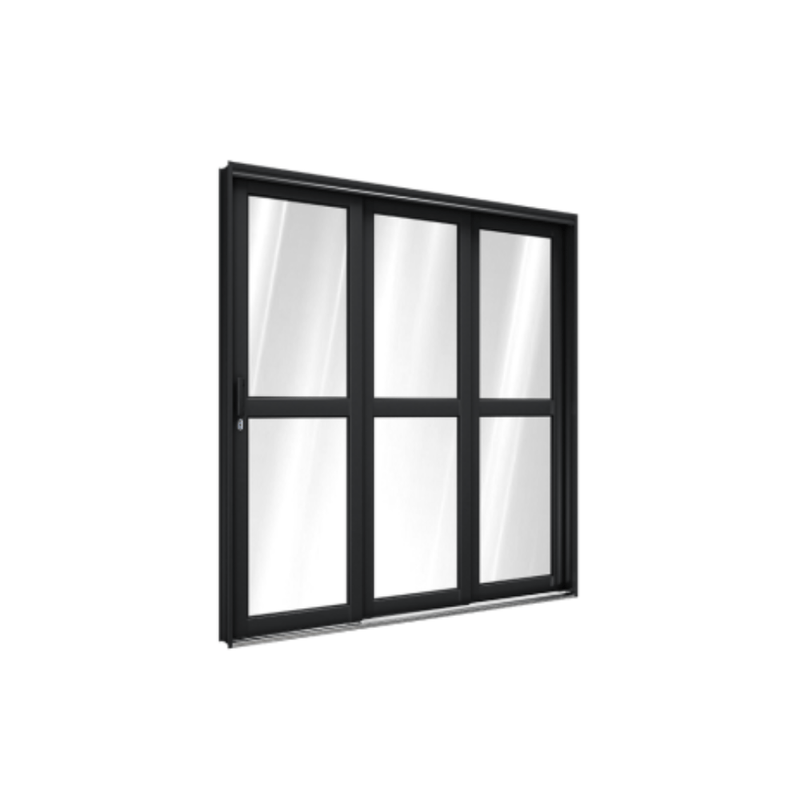 Porta_Rio_Bras_Pronta_De_Correr_Lateral_Com_Travessa_2_Folhas_Mveis_E_1_Folha_Fixa_213x150_Direita_Preta_Ullian_103619801png