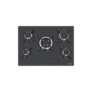 Cooktop A Gás Penta Em Vidro Preto Temperado 5 Queimadores 70cm Tramontina