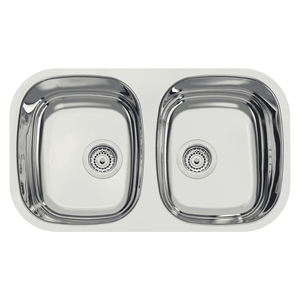 Cuba Dupla Retangular Vertical Aco Inox 77x45 Alto Brilho Tramontina