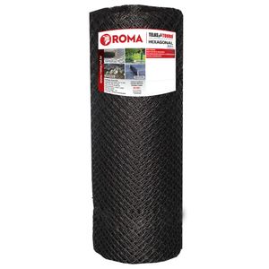 Tela Multiuso Malha Para Pint/Piso/Orq 23mm 1.50mx5m Preto Roma