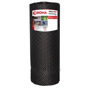 Tela Multiuso Malha Para Viveiro/Arg 13mm 1.00mx5m Preto Roma