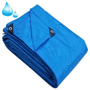 Lona Carreteiro Azul 150 Micras 7x5m 35m² Construmarcas