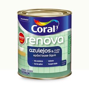 Renova Azulejos Acetinado Branco Neve 900ml Coral