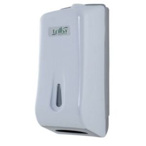 Dispenser Papel Higiênico Intercalado Branco 1x1 Trilha