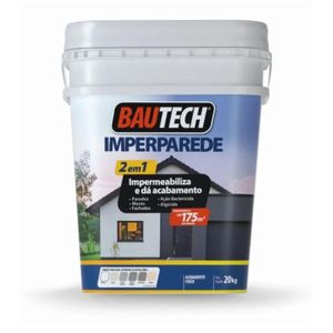 Tinta Impermeabilizante Imperparede Branco Neve 20kg Bautech