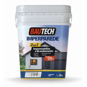 Tinta Impermeabilizante Imperparede Branco Gelo 20kg Bautech