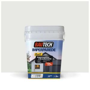 Tinta Impermeabilizante Imperparede Branco Gelo 20kg Bautech