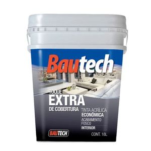Tinta Acrílica Econômica Branco Neve 18l Bautech