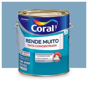 Tinta Rende Muito Fosco Azul Andes 3.2l Coral