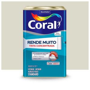 Tinta Rende Muito Fosco Branco Gelo 16l Coral