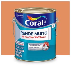 Tinta Rende Muito Fosco Laranja Imperial 3.2l Coral