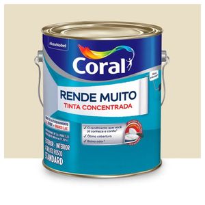 Tinta Rende Muito Fosco Palha 3.2l Coral