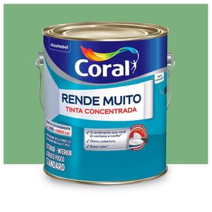 Tinta Rende Muito Fosco Verde Angra 3.2l Coral