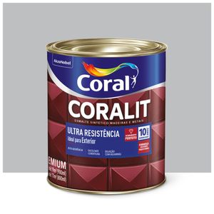 Esmalte Coralit Solvente Alto Brilho Alumínio 900ml Coral