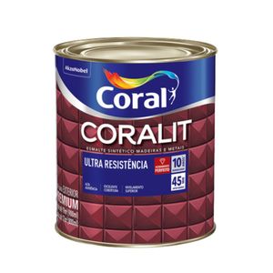 Esmalte Coralit Solvente Acetinado Branco Neve 900ml Coral