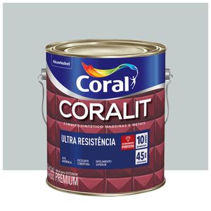 Esmalte Coralit Solvente Acetinado Platina 3.6l Coral