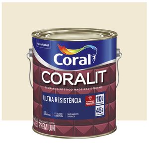 Esmalte Coralit Solvente Alto Brilho Creme 3.6l Coral